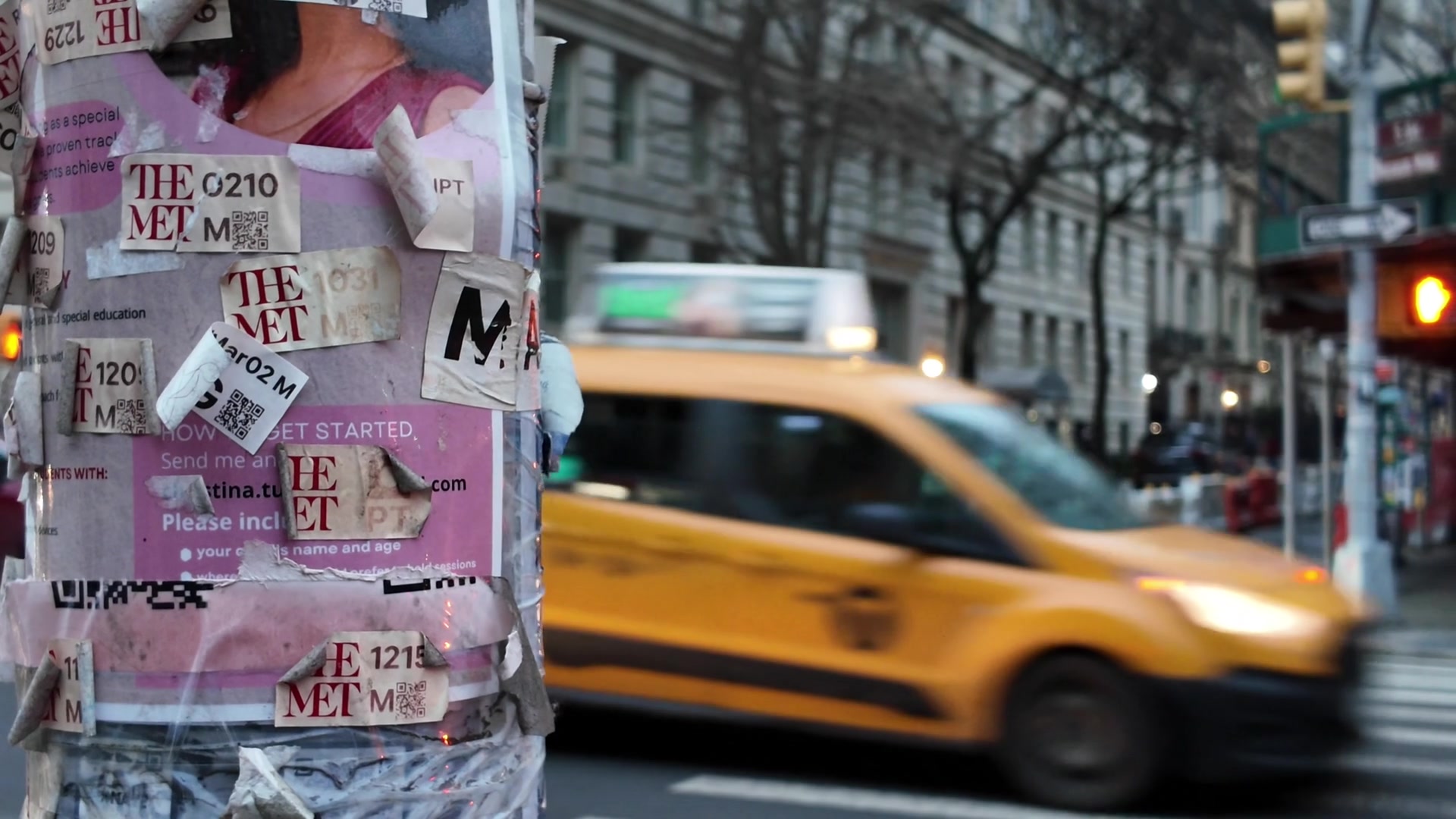 Still frame from the New York vlog